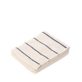 Ręcznik AMORI beżowy w niebieskie pasy 100x150cm