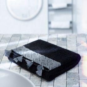 Ręcznik TERI czarno-szary 70x130cm