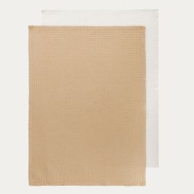 Zestaw ścierek kuchennych FEMELO beżowych 2*50x70 cm
