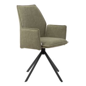 Krzesło LUGRO obrotowe zielone 56x60x82 cm
