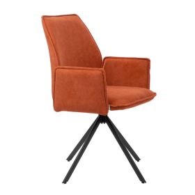 Krzesło LUGRO obrotowe ceglaste 56x60x82 cm