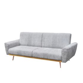 Sofa SAMTIGE 3-osobowa, z funkcją spania, szara 212x84x86.5 cm