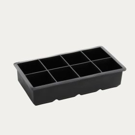 Foremka ALCOLE na kostki lodu kwadratowe czarna 22x11 cm