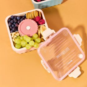 Lunchbox POPPIE ze sztućcami różowy 2.15