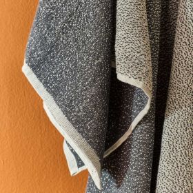 Ręcznik LUELLA bawełniany szary 70x130 cm