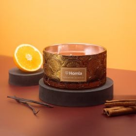 Świeca zapachowa ESSENCE GLOW Cinnamon 350G