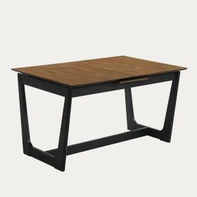 Stół PAHKEL z drewna kauczukowego rozkładany 140-175x90x76 cm