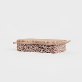 Gąbka EASY CLEAN silikonowa dwustronna taupe 13x7 cm
