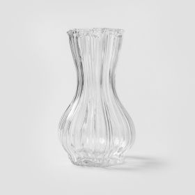 Wazon JUNNE szklany transparentny 12x20,3 cm