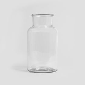 Wazon TENNO szklany transparentny 14,5x25,5cm