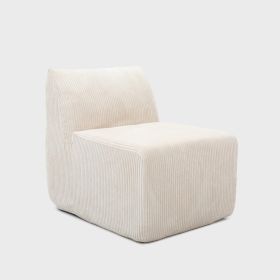 Fotel modułowy SVELA beżowy piankowy sztruksowy 59,5x80x62 cm