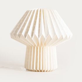 Lampka GALLA papierowa, w kształcie grzybka w kropki 27x38 cm