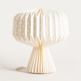 Lampka GALLA papierowa, geometryczna w kropki 27x38 cm