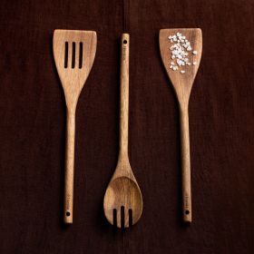 Zestaw utensyliów MOOKA akacjowych 3 szt