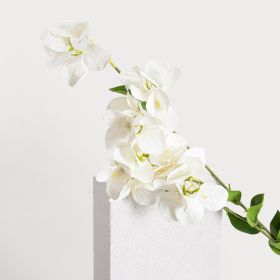 Gałązka sztuczna AZALEA azalia japońska biała 112 cm