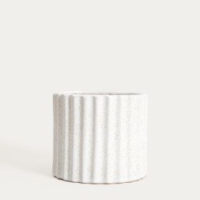 Osłonka na doniczkę NOVO ryflowana 15x15x13 cm