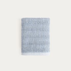 Ręcznik TIRAS niebieski w paski 50x90 cm