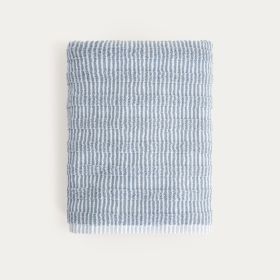 Ręcznik TIRAS niebieski w paski 70x130 cm