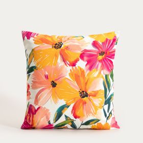 Poszewka AMELIA w kwiatowy wzór 45x45cm