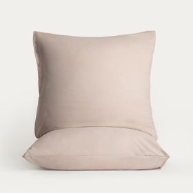 Zestaw dwóch poszewek MAISY z mikrofibry beżowych 2*70x80 cm