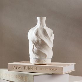 Dyfuzor elektryczny NARAVE falowany biały 19,5x12 cm
