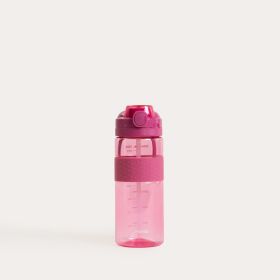 Butelka bidon LONNA z miarką różowa 0,65 l