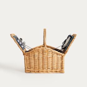 Kosz piknikowy TRIVELLE dwuosobowy 38x27x19cm