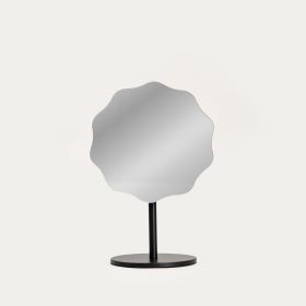 Lusterko SCALLOP czarne 20 cm