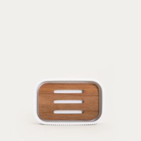 Mydelniczka ARWYN z akacjowym elementem 19x8,7x2,4 cm