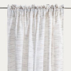 Zasłona SIERA z ozdobnym wielobarwnym strukturalnym wzorem 140X250 CM