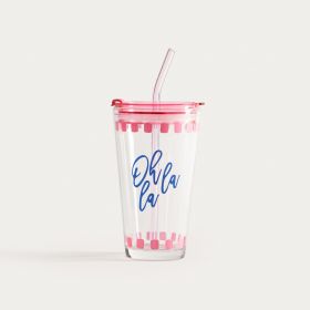 Szklanka EMBO SUMMER różowa 0,4 l