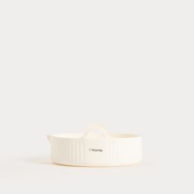 Forma MOLLIS do Air Fryer okrągła śmietankowa 20x8cm
