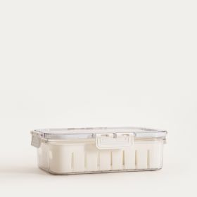 Pojemnik plastikowy GASPARI z koszykami prostokątny 24x17x7cm