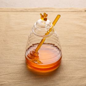 Szklany pojemnik MELLA na miód ze szklaną łyżką 0,46 l