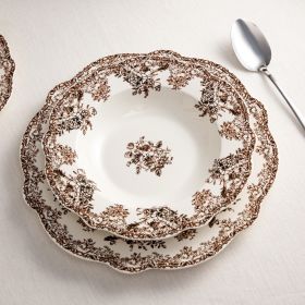 Talerz LOURRY głęboki brązowy 22 cm