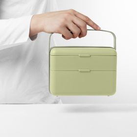 Lunchbox BAULETTO wysoki jasnozielony 18x9,5x17,5 cm