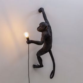 Lampa MONKEY LAMP ścienna z małpką 37x20,5x76,5 cm