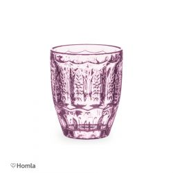 Szklanka z grubego szkła różowa FLORE 0,24 l AW17 920244