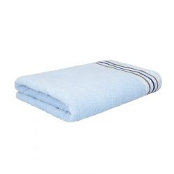  OCTOPUS Ręcznik bawełniany z lamówką niebieski 50x90 cm 