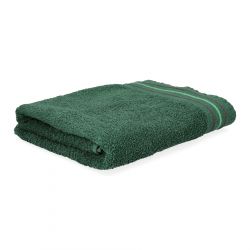  OCTOPUS Ręcznik bawełniany z lamówką ciemnozielony 50x90 cm 