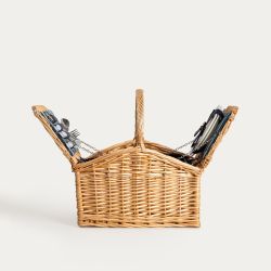 Kosz piknikowy TRIVELLE dwuosobowy 38x27x19cm