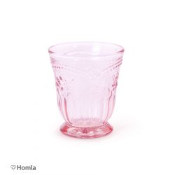 Szklanka z różowego szkła CYNTHIA 0,24 l AW17 123171