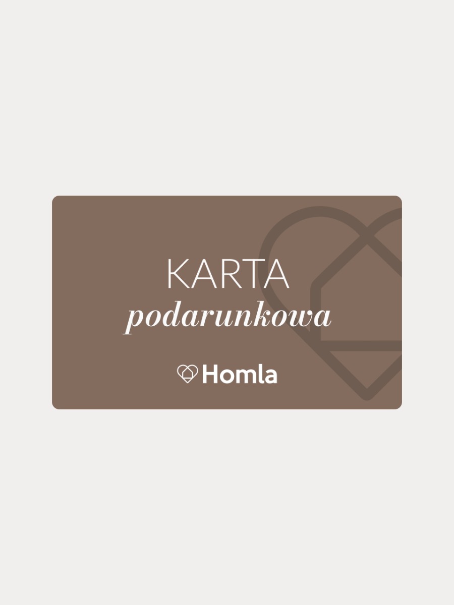Karta podarunkowa Homla w kolorze brązowym