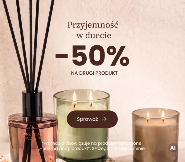 Promocja -50% na drugi produkt