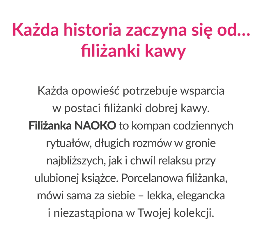 Filiżanka NAOKO ze spodkiem różowo-pomarańczowa 0,2 l