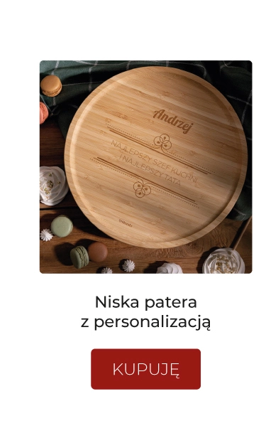 Niska Patera Z Personalizacją 32x6cm DLA TATY