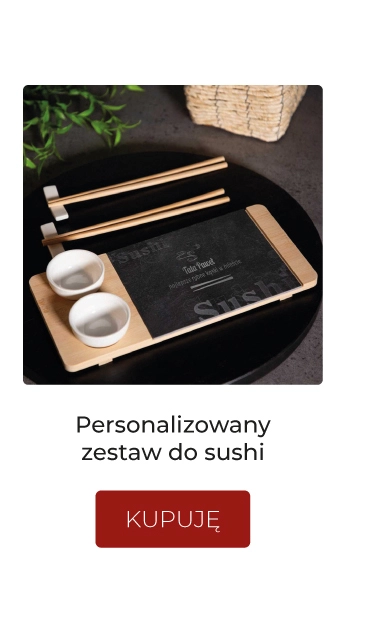 Personalizowany Zestaw Do Sushi 30x14 Cm PREZENT DLA TATY